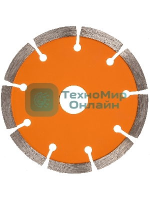 Диск Вихрь алмазный отрезной сегментный СТАНДАРТ, 115 х 22,2 мм, сухая резка 73/10/3/12