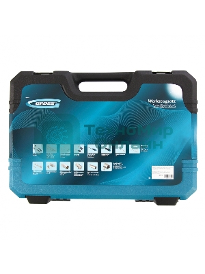 Набор инструментов Gross 14148 78 пред., 120 зубьев, CrV, 1/4, 1/2