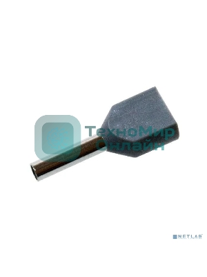 Наконечник штыревой втулочный изол. НШвИ(2) 0.75-8 (уп. 50 шт) EKF nhvi2-0.75-8