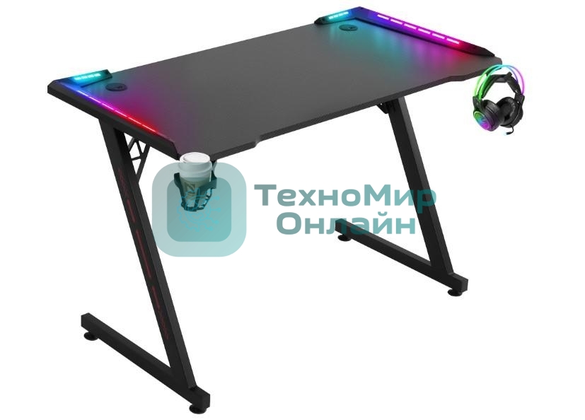 Стол игровой Defender GAMING IDOL RGb черный