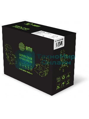 Кресло Cactus CS-CHR-OC02M-BK черный, экокожа