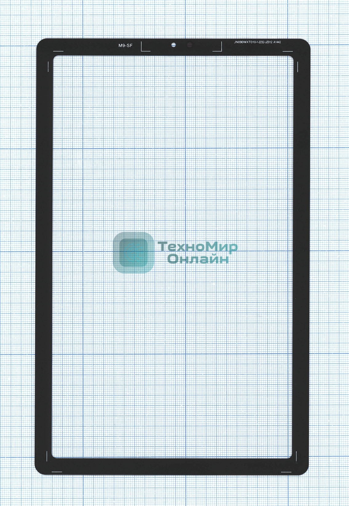 Стекло для Lenovo Tab M9 черное