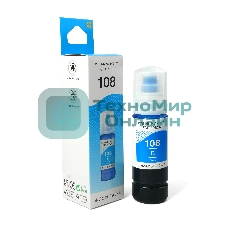 Чернила NVPrint 108 (NV-C13T09C24A) для Epson L8050, L18050 (70 мл) Cyan (в коробке) совместимые