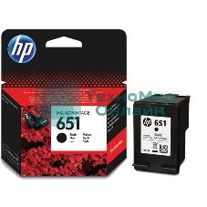 Картридж струйный HP 651 C2P10AE черный для HP DJ IA5575e (600 стр.)