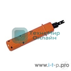 Инструмент Cablexpert T-430, для разделки витой пары в розетку, с ножом, тип 110, регулировка ударного эффекта