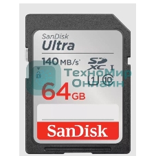 Флеш карта SANDISK SDXC 64Gb UHS-I SDSDUNB-064G-GN6IN