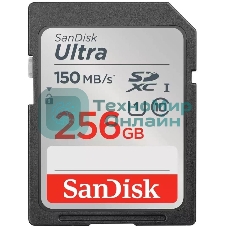 Флеш карта SD 256Gb SanDisk SDXC Class 10 UHS-I Ultra 120Mb/s