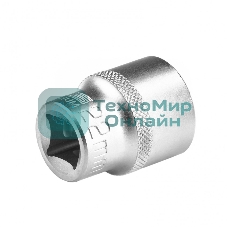 Головка торцевая Stels 22 мм, 12-гранная, CrV, под квадрат 1/2