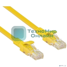 Патч-корд UTP cat.5e, 3м ExeGate желтый