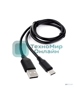 Кабель USB 2.0 Cablexpert CCB-USB2-AMCMO2-1MB, AM/Type-C, издание Classic 0.2, длина 1м, черный, блистер