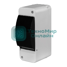 Корпус пластиковый Rexant с крышкой КМПн 2/2 IP30 на 1-2 модуля белый