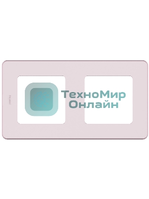 Рамка 2 поста розовый Inspiria