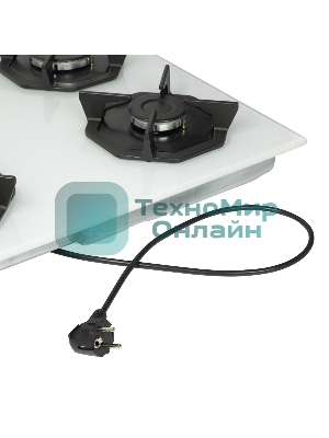 Газовая варочная панель Maunfeld EGHG.64.2CW/G белый