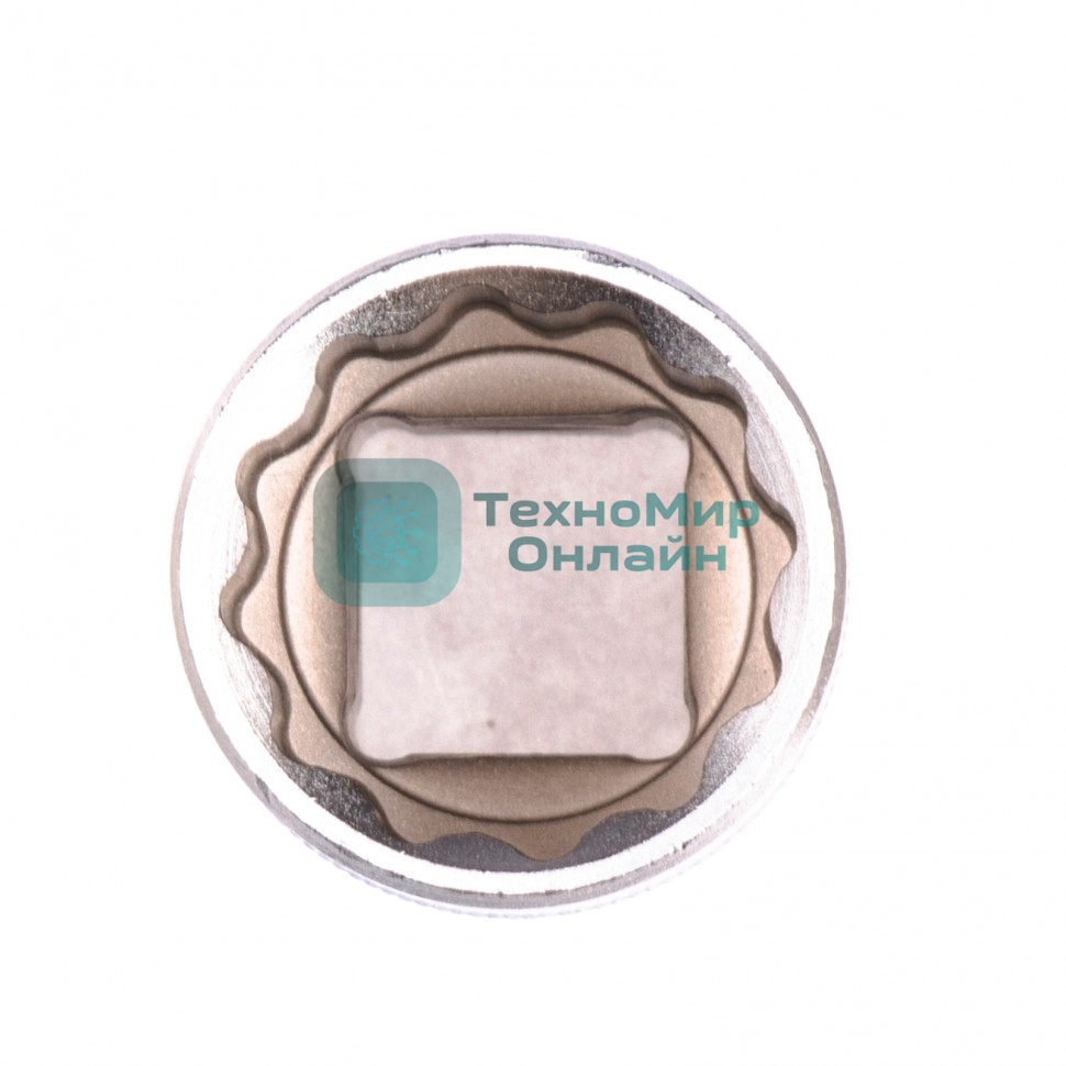 Головка торцевая Stels 22 мм, 12-гранная, CrV, под квадрат 1/2