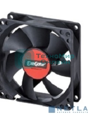 Вентилятор для корпуса ExeGate EX14025B4P-PWM черный, 140 мм, 1200 об/мин, 28 дБ, 4 pin