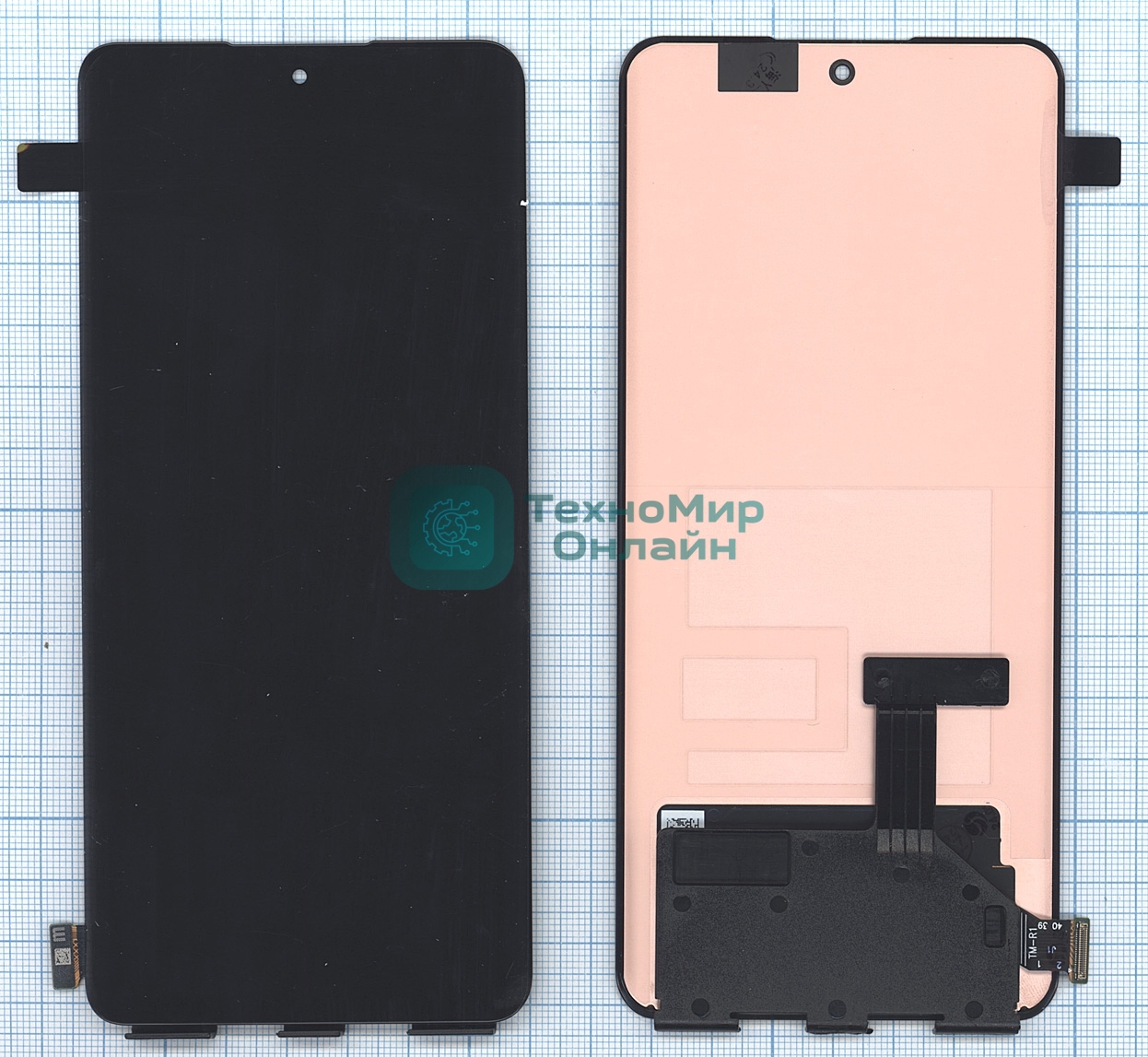 Дисплей для OPPO Reno 8T 5G (CPH2505) в сборе с тачскрином черный