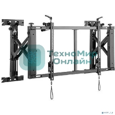 Настенное крепление для видеостен Wize Pro VW50 черный, для 45