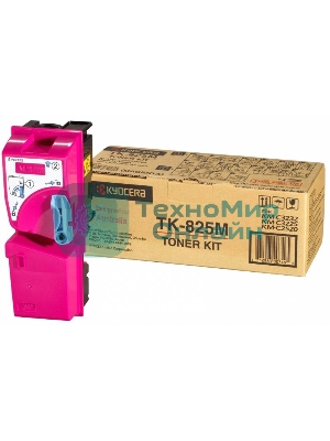 Картридж лазерный Kyocera TK-825M (1T02FZBEU0) пурпурный для KM-C2520/C2525E/C3225/C3232/3232E/C4035E 7000 стр.