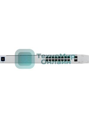 Коммутатор Ubiquiti UniFi USW-16-POE 2SFP 8PoE+ 42W управляемый