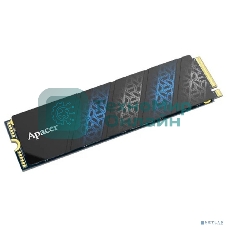 Накопитель SSD Apacer AS2280P4U PRO, 512Gb, PCIe 3.0 x4, M.2 2280, NVMe, R/W 3500/2300, с радиатором