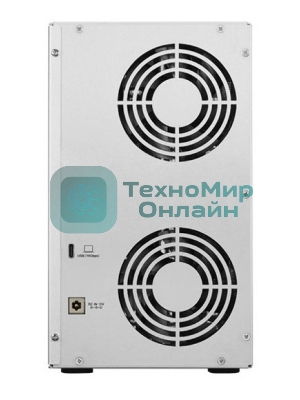 Сетевое хранилище TerraMaster D6-320 DAS tower/JBOD,RAID0,1/up to 2 SATA(3,5' or 2,5')/1xUSB3.2 Type-C gen2/1xPS/1YW