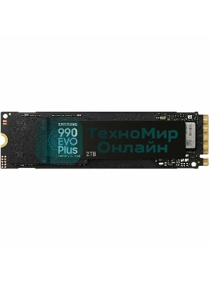 Накопитель SSD Samsung 990 EVO Plus, 2Tb, M.2 2280, PCIe 4.0 x4, NVMe, R/W 7250/6300