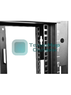 Стойка телеком. универсальная 24U двухрамная, черный (СТК-24.2-9005) !в одной коробке!