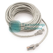 Патч-корд UTP Cablexpert cat.5e, 10м, литой, многожильный серый