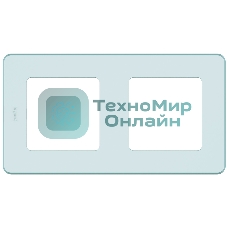 Рамка 2 поста мятный Inspiria
