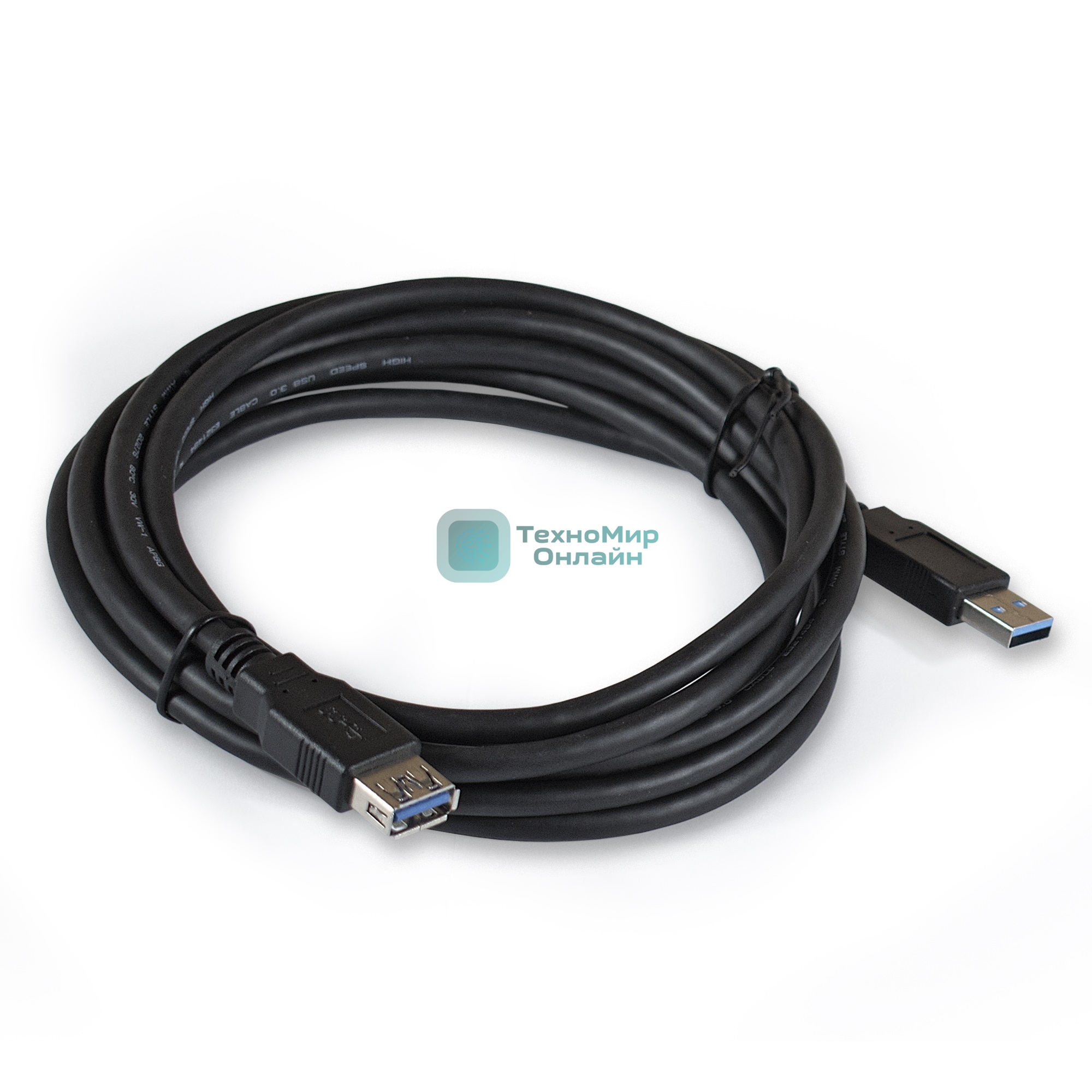 Удлинитель ExeGate EX284933RUS USB 3.0 ExeGate EX-CC-USB3-AMAF-3.0 (Am/Af, 3м)