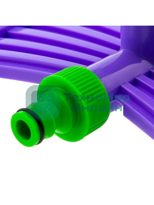 Разбрызгиватель пластиковый Palisad, вращ. с 3 лоп., штуц D 3/4