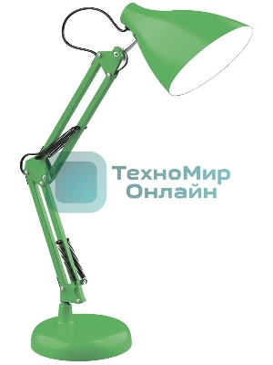 Светильник Gauss GT0033 настольный на струбцине/основание E27 зеленый 60Вт