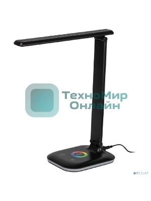 Настольный светильник NLED-502-11W-BK ЭРА Б0057195 светодиодный черный, выбор цвет температуры, три уровня яркости