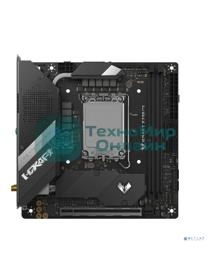 Материнская плата Maxsun iCraft Z790ITX WI-FI, LGA1700, Intel Z790, 2xDDR5, 4xSATA, 2xM.2, 1xPCIe 5.0 x16, 1xDP, 1xHDMI, 1x2.5Gb LAN, Wi-Fi 6E, Bluetooth 5.3, 1xUSB-C 20Gbps, 4xUSB-A 5Gbps, 4xUSB-A 2.0, 2x3.5 мм, 5.1, mini-ITX