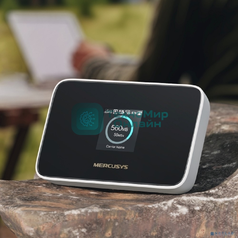 Портативный роутер Mercusys MT115 с поддержкой Wi?Fi и 4G LTE 150 Мбит/с