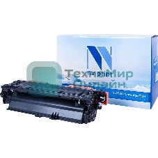 Картридж лазерный NVPrint совместимый HP CE250X черный для LJ Color CM3530/CP3525 (10500k)