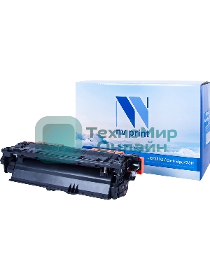 Картридж лазерный NVPrint совместимый HP CE250X черный для LJ Color CM3530/CP3525 (10500k)