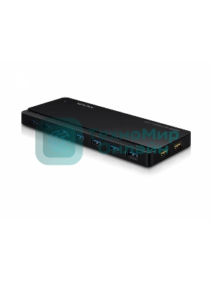 Сетевое оборудование TP-Link UH720 7 ports USB 3.0 Hub with 2 power charge ports (2.4A Max), Desktop, a 12V/4A Power Adapter included