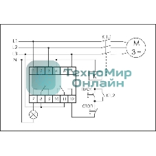 Реле контроля наличия и чередования фаз CKF-318-1 (контроль чередования; слипания фаз; регулировка верх. и нижн. порога напряжения; регулировка задержки отключения; 1 модуль; монтаж на DIN-рейке)(аналог РНПП-311М) F&F EA04.002.007