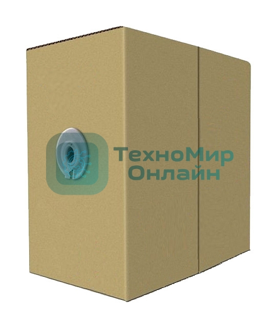 Кабель сетевой Buro BU-COP-048 UTP 4 пары cat5E solid 0.48мм Cu 305м серый