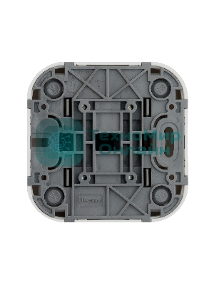 Выключатель 10A 2-клав., белый Quteo 
