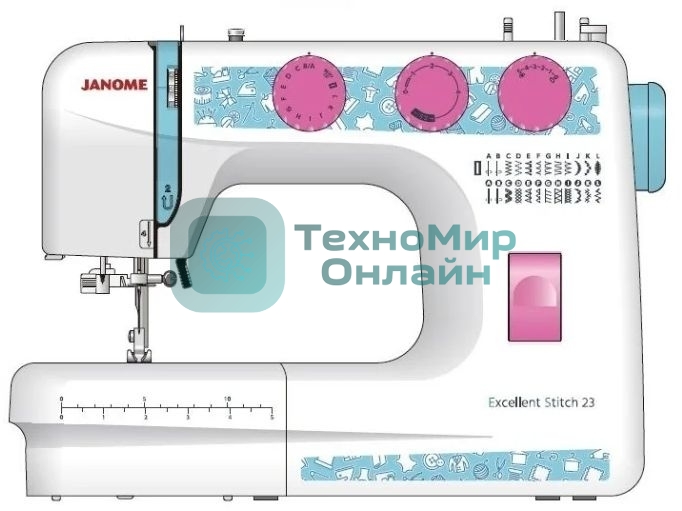 Швейная машина Janome Excellent Stitch 23 белый