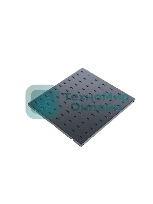 Полка перфорированная грузоподъемностью 100 кг., глубина 620 мм, черный