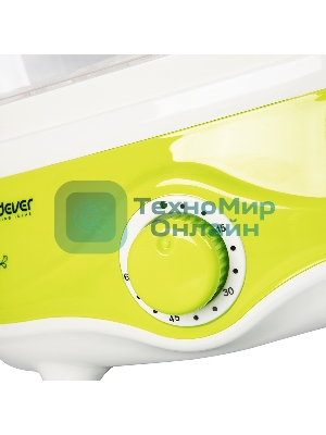 Пароварка электрическая Endever Vita-171, белый/зеленый, мощность 1000 Вт, объем 11 л