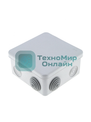 Коробка распределительная EKF КМР-030-031 с крышкой наружная (85х85х40) 8 мембр. вводов IP55