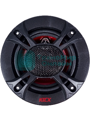 Колонки автомобильные Kicx SP 133 100Вт 89дБ 4Ом 13см (5дюйм) (ком.:2кол.) коаксиальные трехполосные