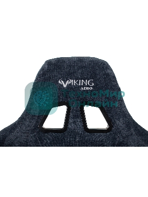 Кресло Бюрократ VIKING KNIGHT LT27 FABRIC синий, ткань, 120 кг, механизм качания