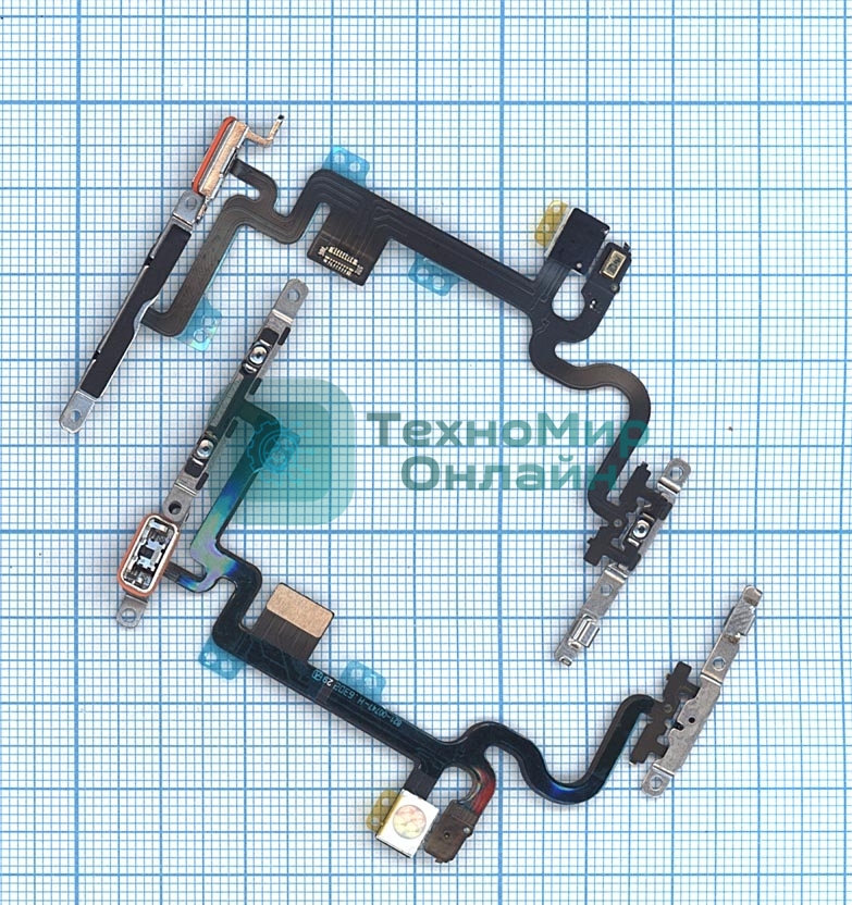 Шлейф кнопки включения и кнопок громкости для iPhone 7