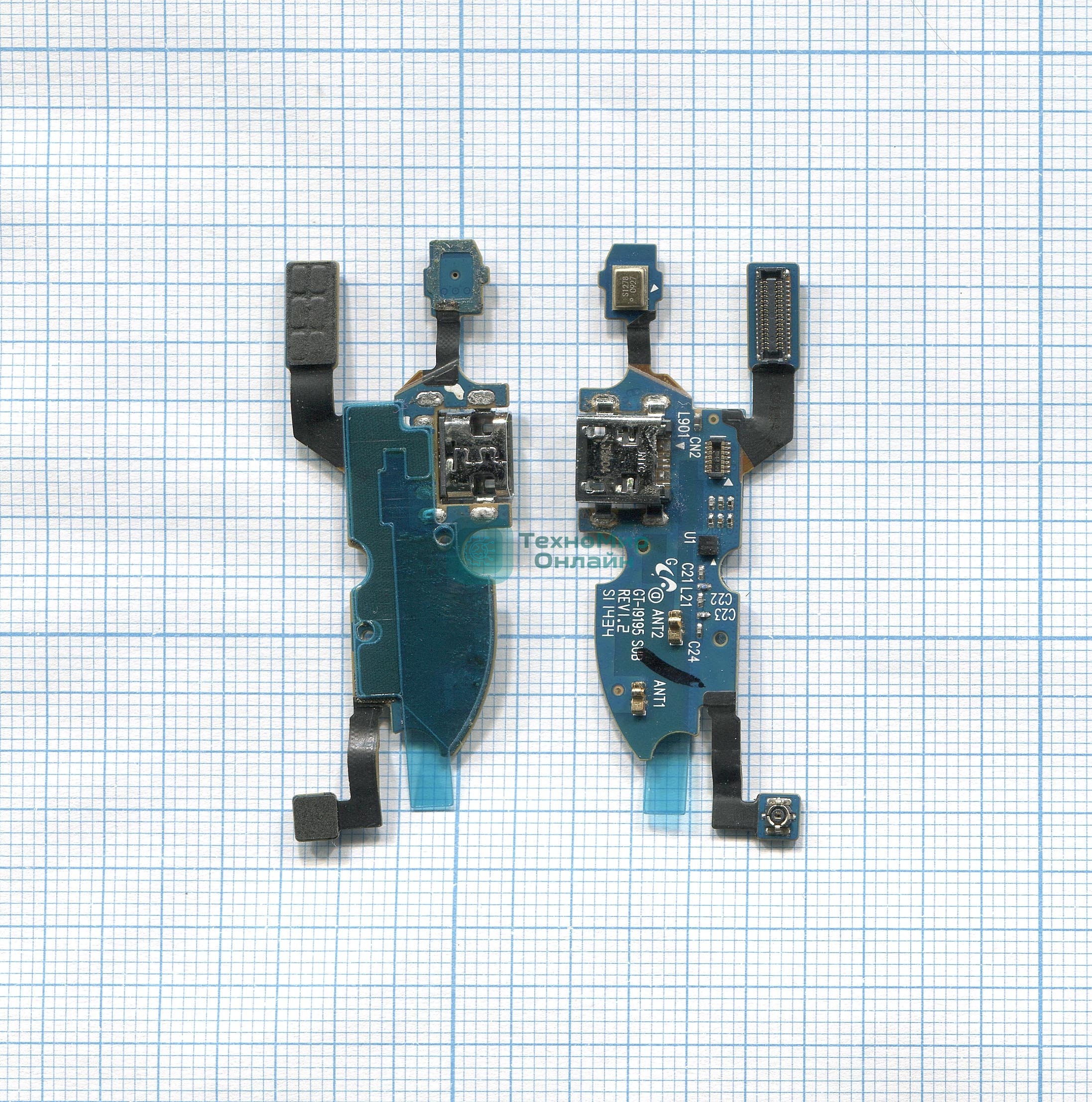 Шлейф разъема питания для Samsung Galaxy S4 mini GT-I9190