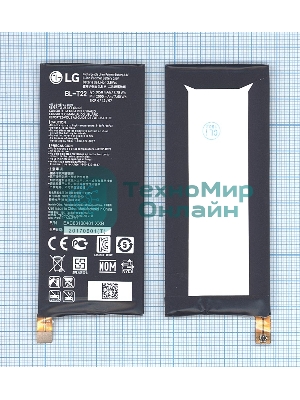 Аккумуляторная батарея BL-T22 для LG Class, H650, Zero 2000mAh/7.60Wh 3,8V